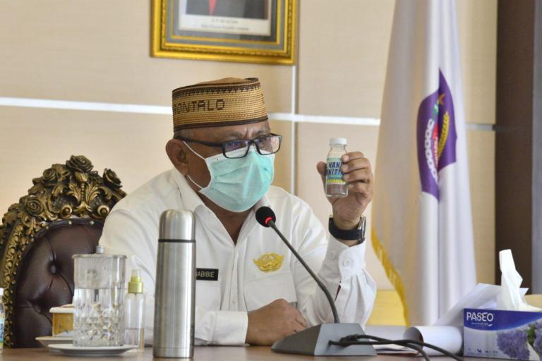 Badan POM Gorontalo Produksi Hand Sanitizer dari 400 Liter Cap Tikus