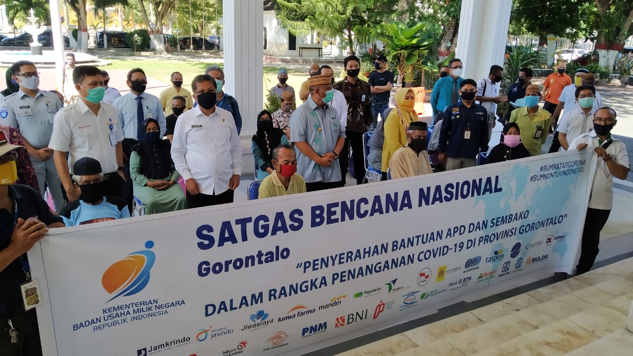 BUMN untuk Indonesia: 1.130 Paket Bantuan Pangan Didistribusi