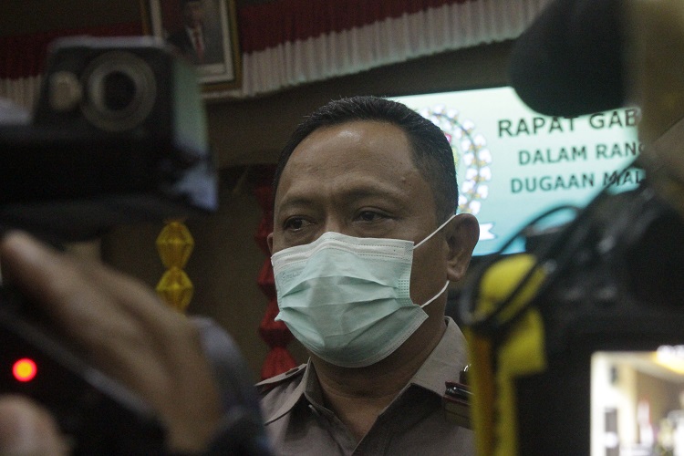 Ketua Fraksi Partai Golkar DPRD Kota Gorontalo, Irwan Hunawa. (Foto_Hidayat)