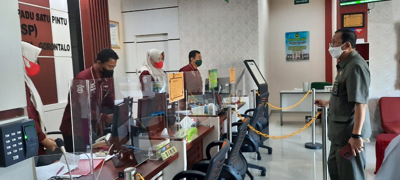 Inspeksi mendadak dilakukan oleh KPTA Gorontalo, Dr. Drs. H. Izzuddin Hm, S.H M.H., di kantor PA Gorontalo, Rabu (06/10/2021).