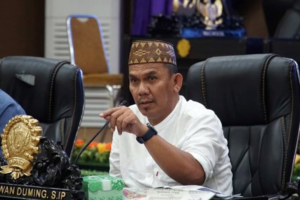 Wakil Ketua Komisi A DPRD Kota Gorontalo, H. Darmawan Duming. (Foto:Humas Dekot)